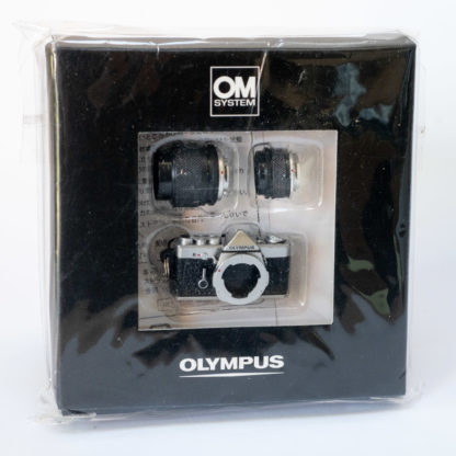 Olympus OM-1 twin lens kit miniatures (silver)