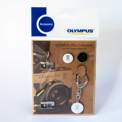 Olympus Pen F pins and key ring