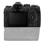 Olympus OM01 with and without HLD-10 grip