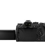 Olympus OM-1 rear showing articulating screen