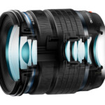 View of the m.Zuiko 12-45mm f/4 Pro showing internal optical construction