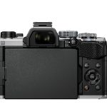OM-5 (silver) back view with screen folded facing inward
